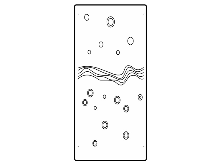 GR-47 幾何氣泡 1000X500